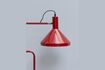 Miniature Baltimore red metal floor lamp 2