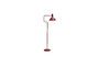 Miniature Baltimore red metal floor lamp Clipped