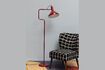 Miniature Baltimore red metal floor lamp 6