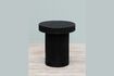 Miniature Barbade black rattan side table 1