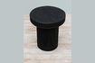 Miniature Barbade black rattan side table 2