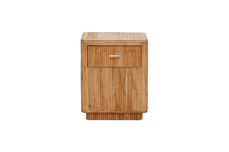 Barbade light rattan bedside table Chehoma