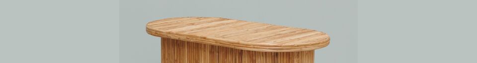 Material Details Barbade light rattan coffee table