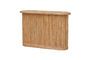 Miniature Barbade light rattan console Clipped