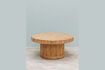 Miniature Barbade light rattan round coffee table 1