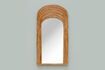 Miniature Barbados beige rattan mirror 1