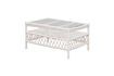 Miniature Barbara white rattan coffee table 6