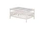 Miniature Barbara white rattan coffee table Clipped