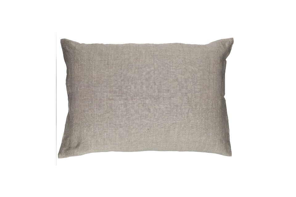 Basics beige cotton cushion Pomax