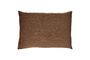 Miniature Basics chocolate cotton cushion Clipped