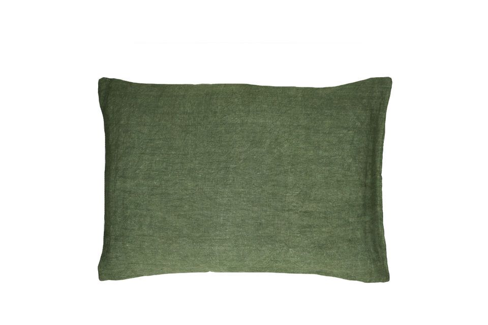 Basics green cotton cushion Pomax