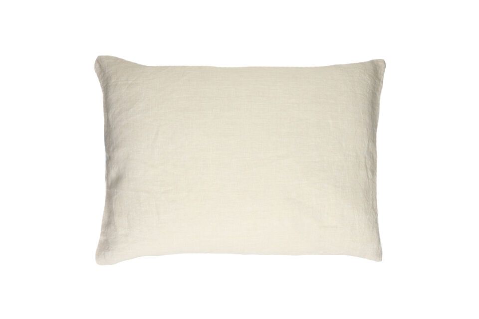 Basics ivory cotton cushion Pomax