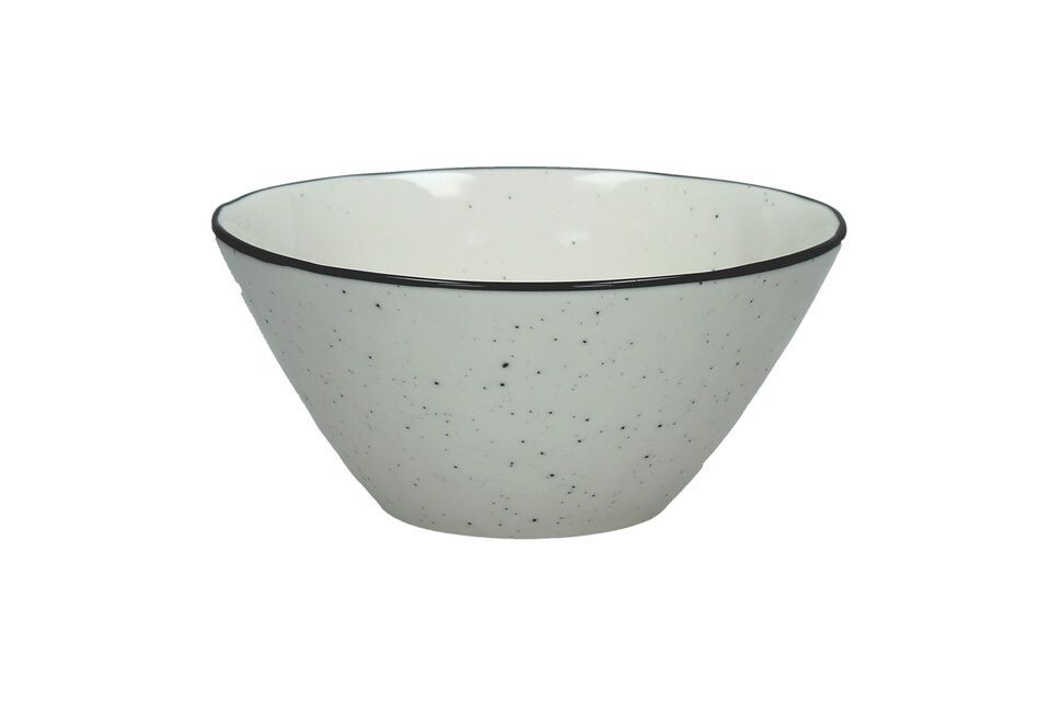 Basil white porcelain cereal bowl Pomax