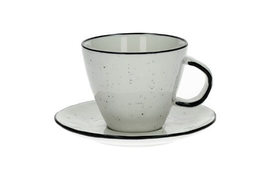 Basil white porcelain mug Clipped