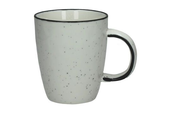 Basil white porcelain mug Clipped