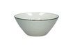 Miniature Basil white porcelain pasta bowl 1