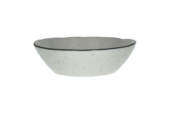 Basil white porcelain soup bowl Clipped