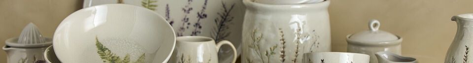 Material Details Bea stoneware milk jug