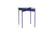 Miniature Beam blue glass side table 1