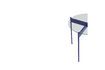 Miniature Beam blue glass side table 4