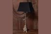 Miniature Beaussant dark wood table lamp 2