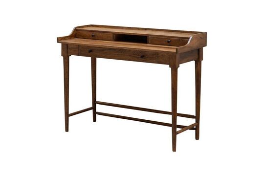 Beauvoir dark wood desk Clipped