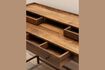 Miniature Beauvoir dark wood desk 8