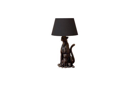 Bébé black resin table lamp Clipped