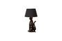 Miniature Bébé black resin table lamp Clipped