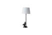 Miniature Bécasse black brass table lamp 2