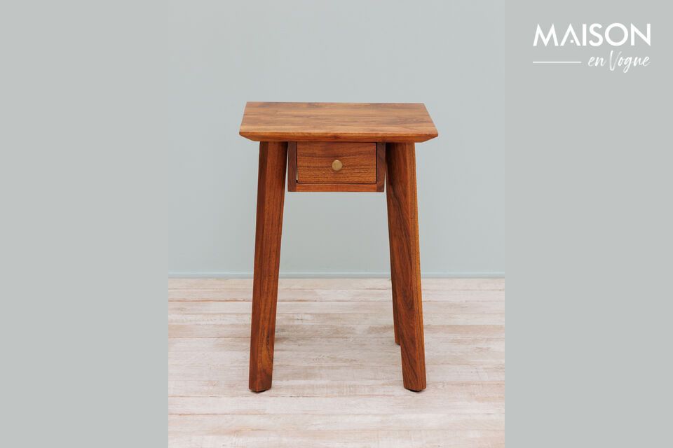 Bring functionality and style to your home with our elegant bedside table.