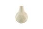 Miniature Beige aluminium vase 16 cm Bloom Clipped