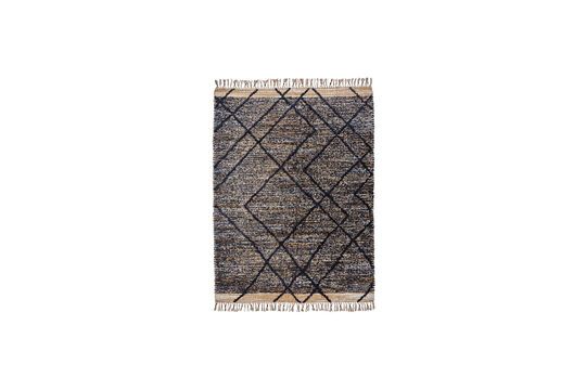 Beige and black natural fiber rug 200x140 cm Moro Clipped