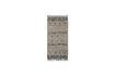 Miniature Beige and black wool rug 200x90 cm Cros 1