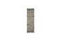 Miniature Beige and black wool rug 300x90 cm Cros Clipped