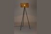 Miniature Beige bamboo floor lamp Isla 1