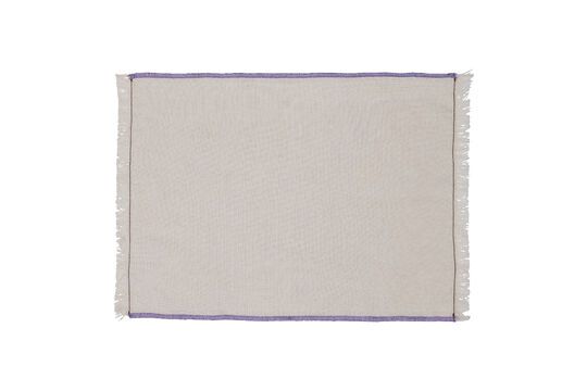 Beige cotton placemat Sera Clipped