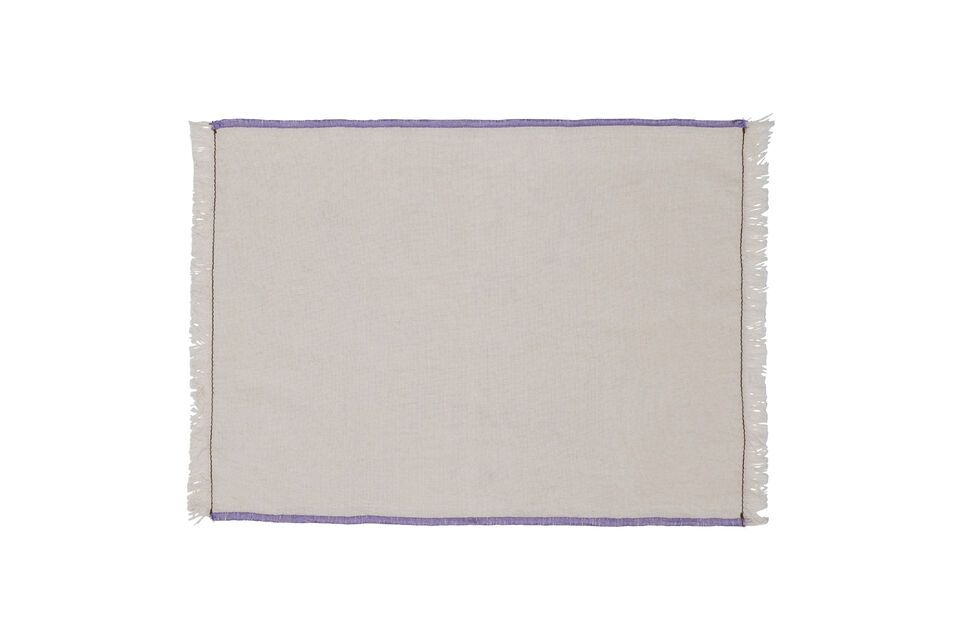 Beige cotton placemat Sera Hübsch