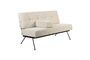 Miniature Beige fabric 2-seater sofa Bowie Clipped