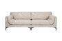 Miniature Beige fabric 3-seater sofa Balcony Clipped