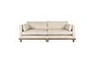 Miniature Beige fabric 3 seater sofa Blossom 1