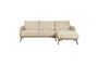 Miniature Beige fabric 3-seater sofa Harper Clipped