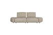 Miniature Beige fabric 3-seater sofa Hunter 1