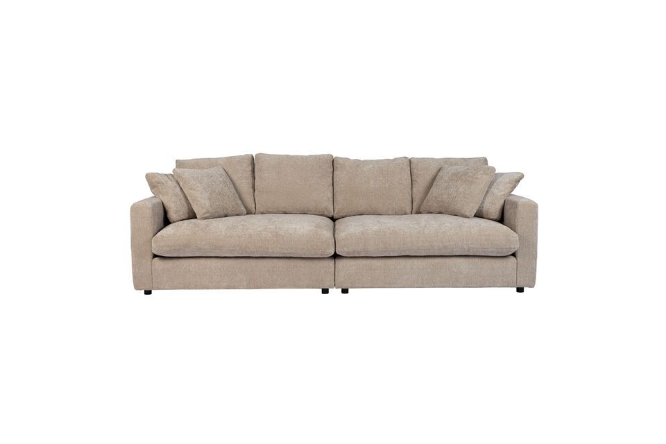 Beige fabric 3 seater sofa Sense Zuiver