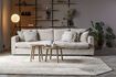 Miniature Beige fabric 3 seater sofa Sense 6