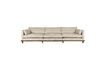 Miniature Beige fabric 5 seater sofa Blossom 1