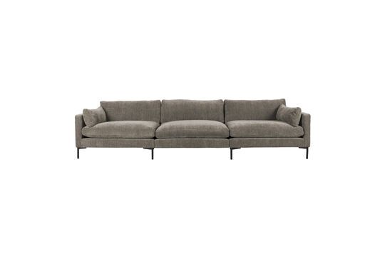 Beige fabric 5 seater sofa Summer Clipped