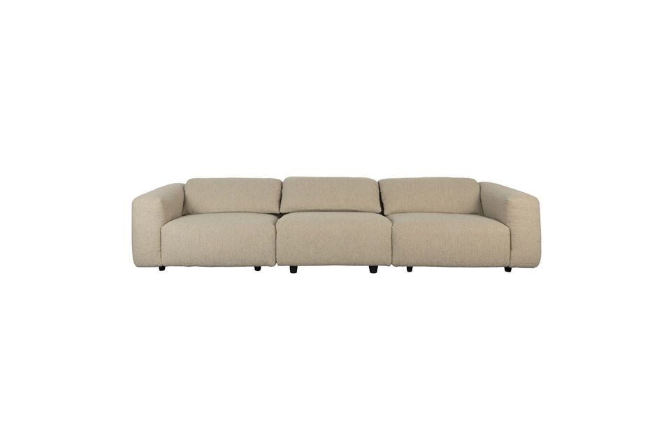 Beige fabric 5 seater sofa Wings Zuiver