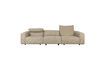 Miniature Beige fabric 5 seater sofa Wings 6