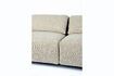 Miniature Beige fabric 5 seater sofa Wings 10